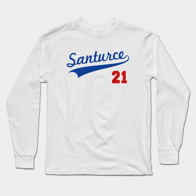 Santurce 21 Puerto Rico Baseball Long Sleeve T-Shirt by PuertoRicoShirts